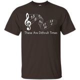 These Are Difficult Times - Funny Musician Parody T-Shirt_Black