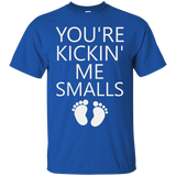 you're kicking me smalls maternity shirt_Black