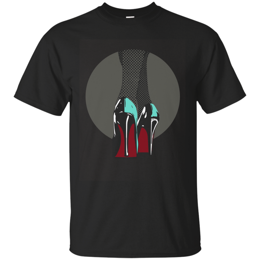 Legs Highheels Grafic Red Shoes Tee T-shirt
