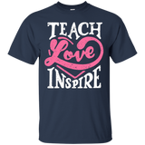 Teacher T-shirt- Teach Love Inspire_Black