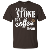 My Birthstone Is A Coffee Bean Funny Gift T-Shirt_Black