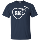 RN Nurse Logo T Shirt_Black