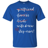 Girlfriend Fiancee Bride Wife New Step-mom Promotion T-shirt_black