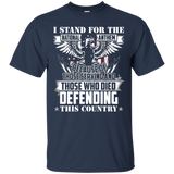 I Stand For The National Anthem Veteran T-shirt_black=