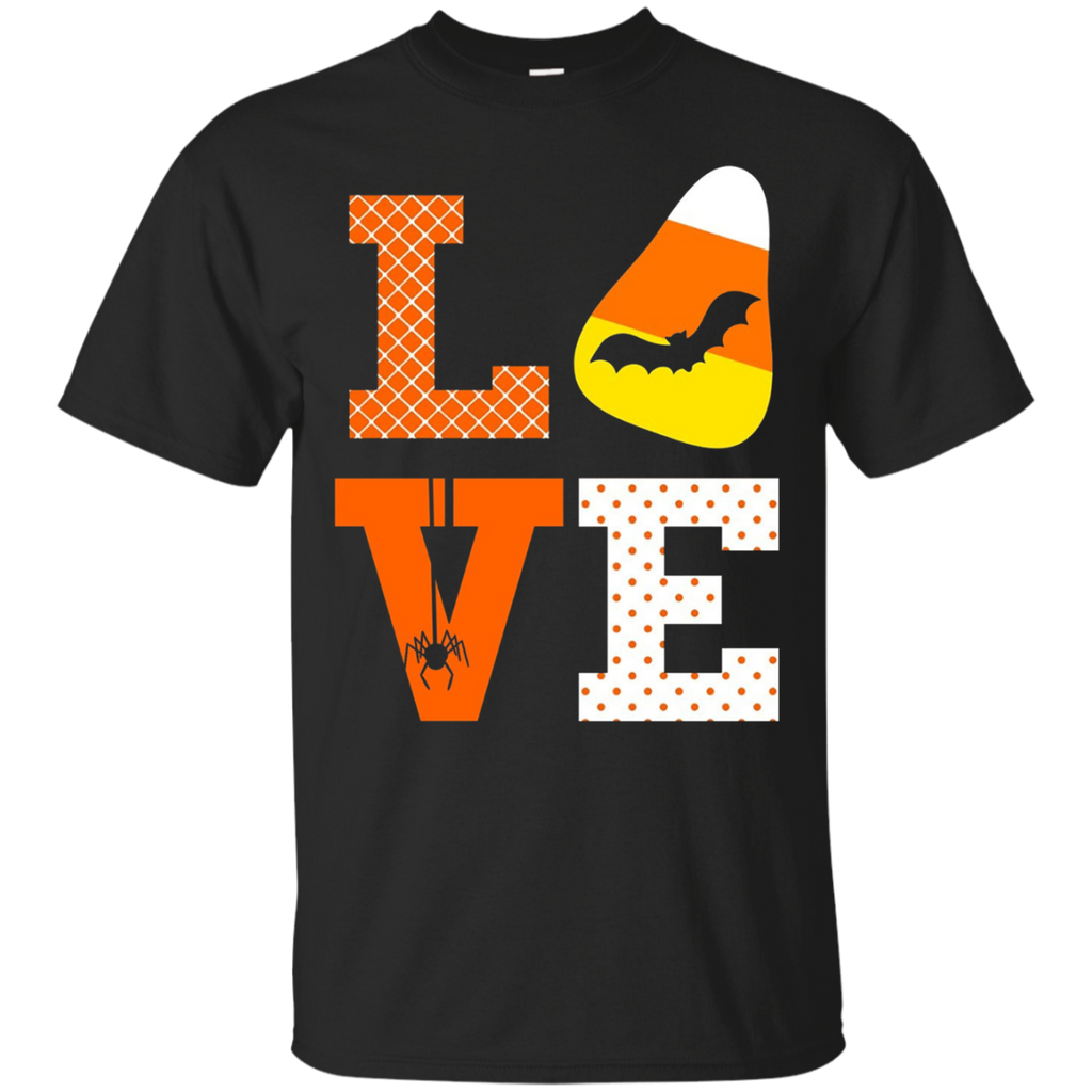 Love Halloween Candy Corn Shirt Bat Spider For Kids Teacher