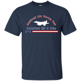 Retired Air Force Veteran T-shirt_Black