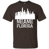 Miami Florida USA United States America City T-shirt_Black