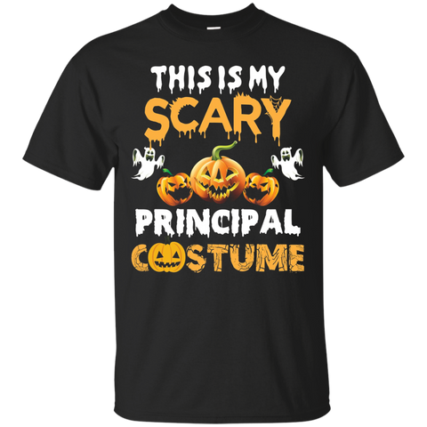 This is my Scary Principal Costume Halloween T-Shirt_Black