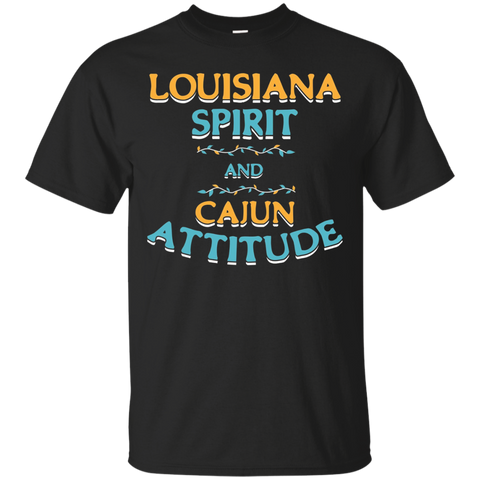 Louisiana Spirit And Cajun Attitude T Shirt