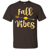Cute Fall Shirts Autumn Apparel Fall Vibes Gift Tee_black