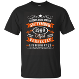 Legends Were Born In September 1980 - 37th Birthday T-shirt