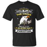 I Stand For Our Flag I Kneel For The Cross T-shirt_black