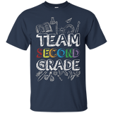 Team Second Grade T Shirt - Student Teacher Back To School_Black