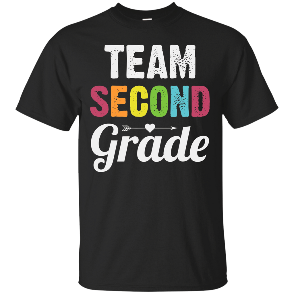Team 2nd Second Grade Teacher Shirt_Black