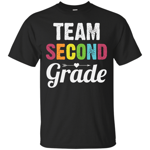 Team 2nd Second Grade Teacher Shirt_Black