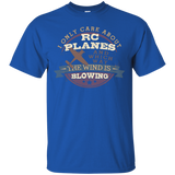 Only Care About RC Planes Which Way Wind Is Blowing T-Shirt_Black