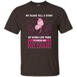 Life Tried To Break Me But Failed Breast Cancer T Shirt