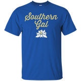 Womens Southern Girl Magnolia Graphic Tee_Black