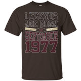 Legends Born In September 1977 - 40th Gift 40 Yrs Years Old