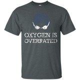 Oxygen is Overrated T-Shirt, Funny Swimming Swim Team Gift_Black