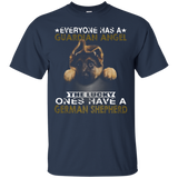 The Lucky Ones Have A German Shepherd Tshirt_Black