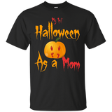 My 1st Halloween As A Mom T-shirt Cute Gift For New Mama Tee_black=