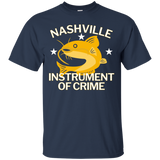 Nashville Instrument of Crime Catfish Hockey T-Shirt_Black