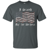 I Stand National Anthem T Shirt National Anthem I Dont Kneel_black=