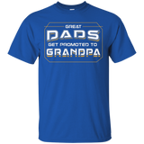 Great Dads Get Promoted To Grandpa - Coolest Grandpa Shirt_black=