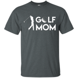 Womens Golf Mom T Shirts Funny Gifts For Golf Lover Women_Black