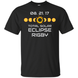 RIGBY IDAHO Solar Eclipse Souvenir Gift T Shirt_Black