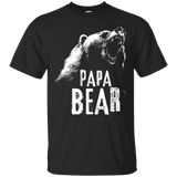 Papa Bear Best Dad TShirt Fathers Day Father Pop Gift_Black