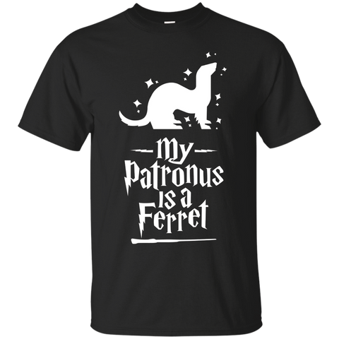 My Patronus is a Ferret Shirt_Black