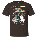 Third Grade School T-Shirt- Got A Lot Cuter With Unicorn_Black