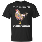 The Chicken Whisperer T-Shirt Funny Chicken Lover Tee_Black