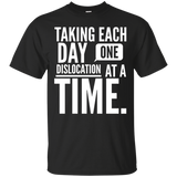 One Dislocation at a Time- Funny EDS Shirt_Black