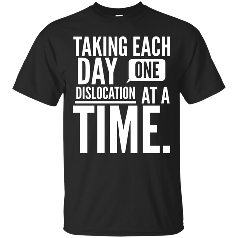 One Dislocation at a Time- Funny EDS Shirt_Black