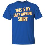 This is my Lazy Weekend T-shirt_Black