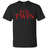 Here Comes The Evil Twin T-shirt Funny Twin Tee, Funny Twins_black=