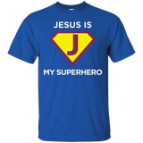 Jesus Is My Superhero Christian Fun Religious T Shirt