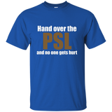 Hand Over Psl No One Gets Hurt Shirt Pumpkin Spice Latte_black=