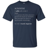 Scientist Definition Shirt, Funny Cute Science Nerd Gift_Black