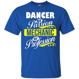 Dancer By Passion Mechanic By Profession T Shirt_black