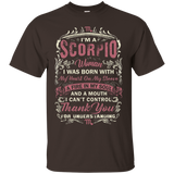 Scorpio T-shirt - I'm A Scorpio Woman T-shirt_Black