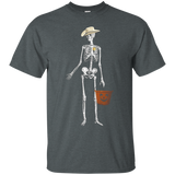 Trick Or Treat Cowboy Skeleton Halloween T-shirt_black=