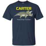 Dinosaur Personalized Name Carter Best Price Tshirt_black=