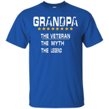 Grandpa The Veteran The Myth The Legend Shirt-veteran Day_black