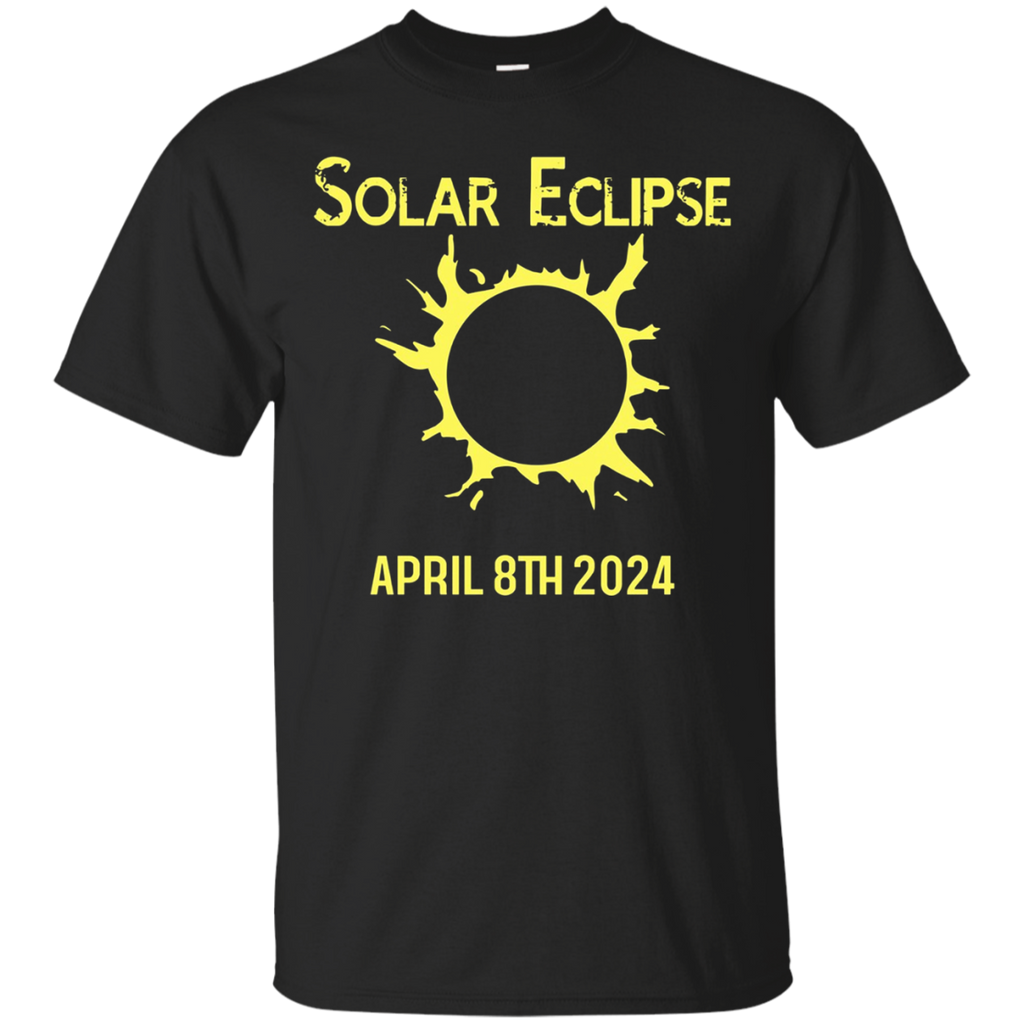 Total Solar Eclipse 2024 T-Shirt for Men Women Boys Girls_Black