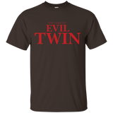 Here Comes The Evil Twin T-shirt Funny Twin Tee, Funny Twins_black=