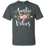 Auntie Vibes Cute Aunt Life Shirt_black=